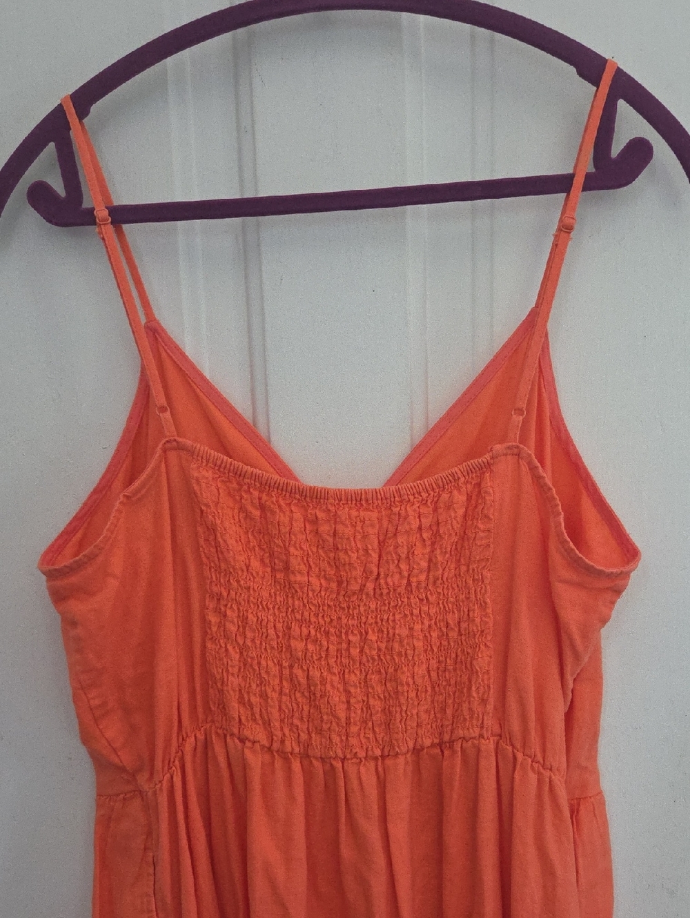 A New Day Orange Button Down Dress - Picture 7 of 10
